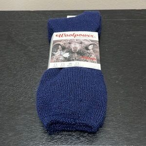 Ullfrotte Woolpower Merino Wool Navy Blue Socks Europe 43-45 US 9.5-11.5 600g